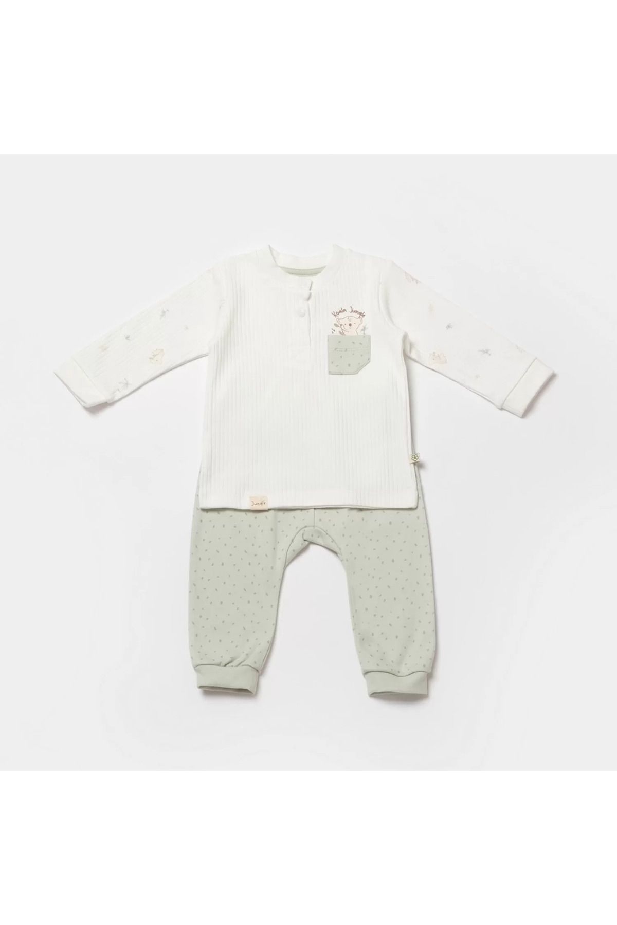 RUBY BOUTİQUE Koala Jungle 2'li Bebek Takım Mint