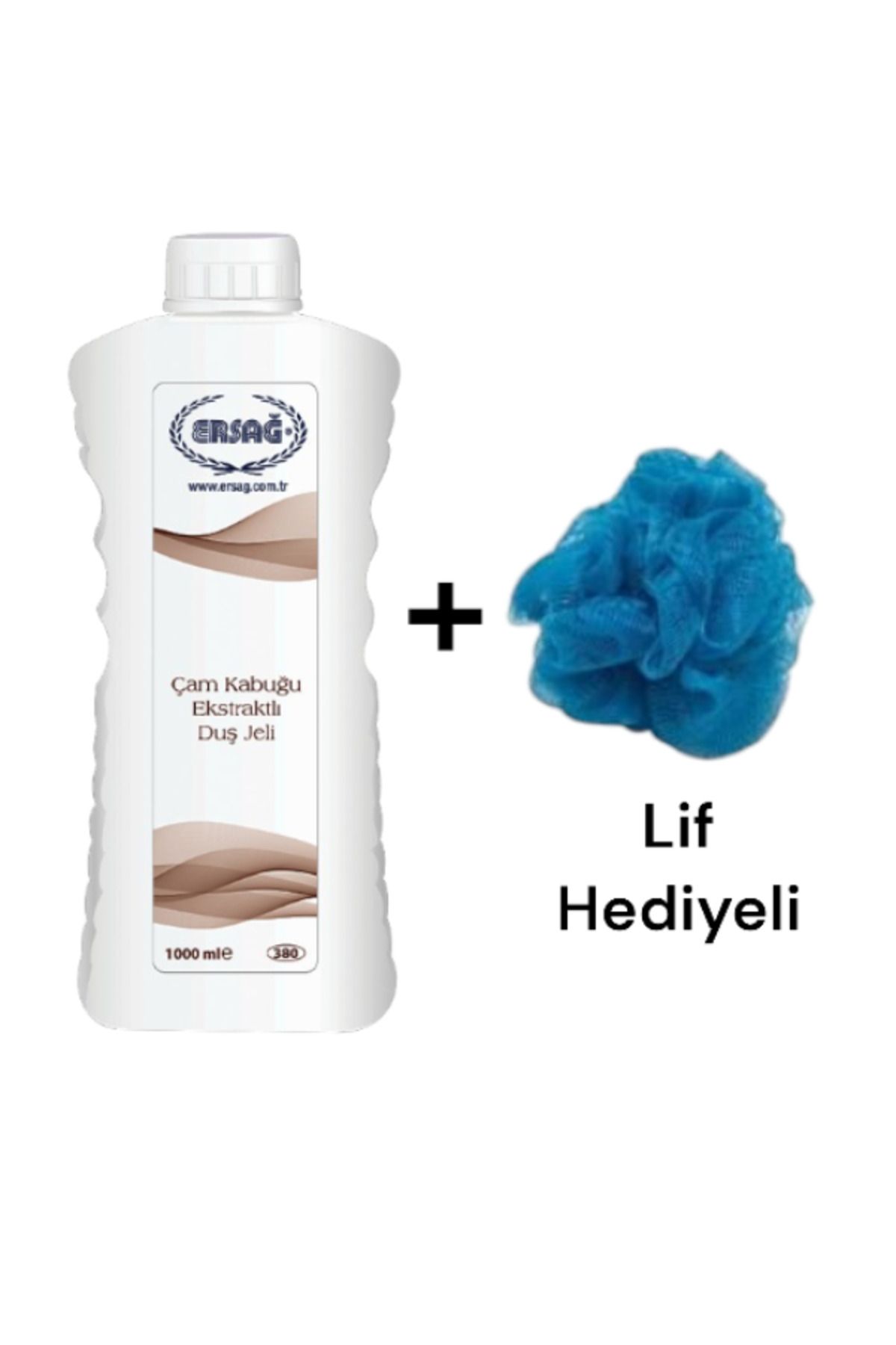 Ersağ Çam Kabuğu Ekstraktlı Duş Jeli 1000ML- ( Lif Hediye'li)