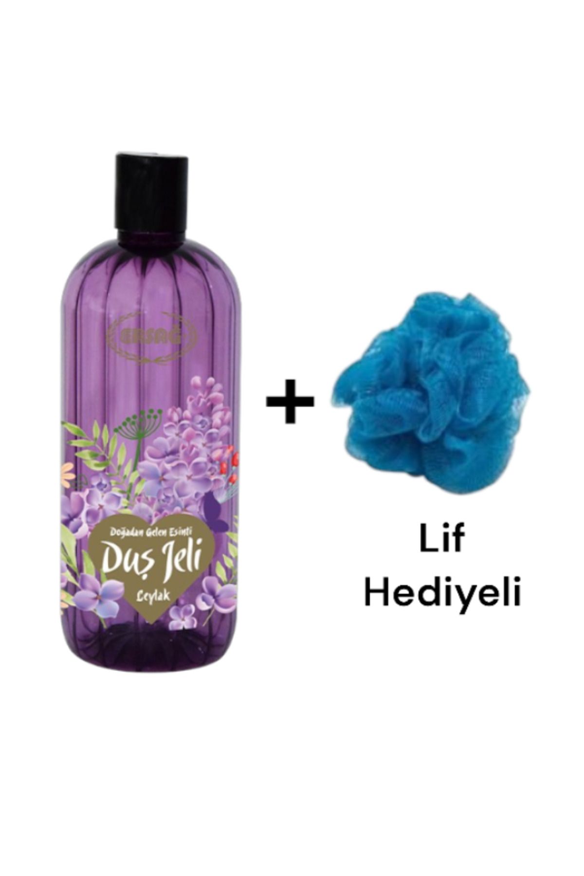 Ersağ Leylak kokulu Duş Jeli 500 ML - - ( Lif Hediye'li)