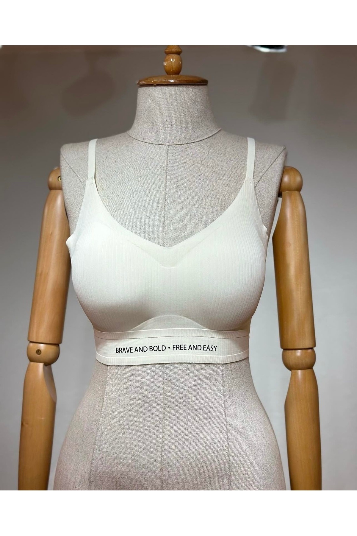 F.K-Bralet Bra with Removable Pads Without Padding 2