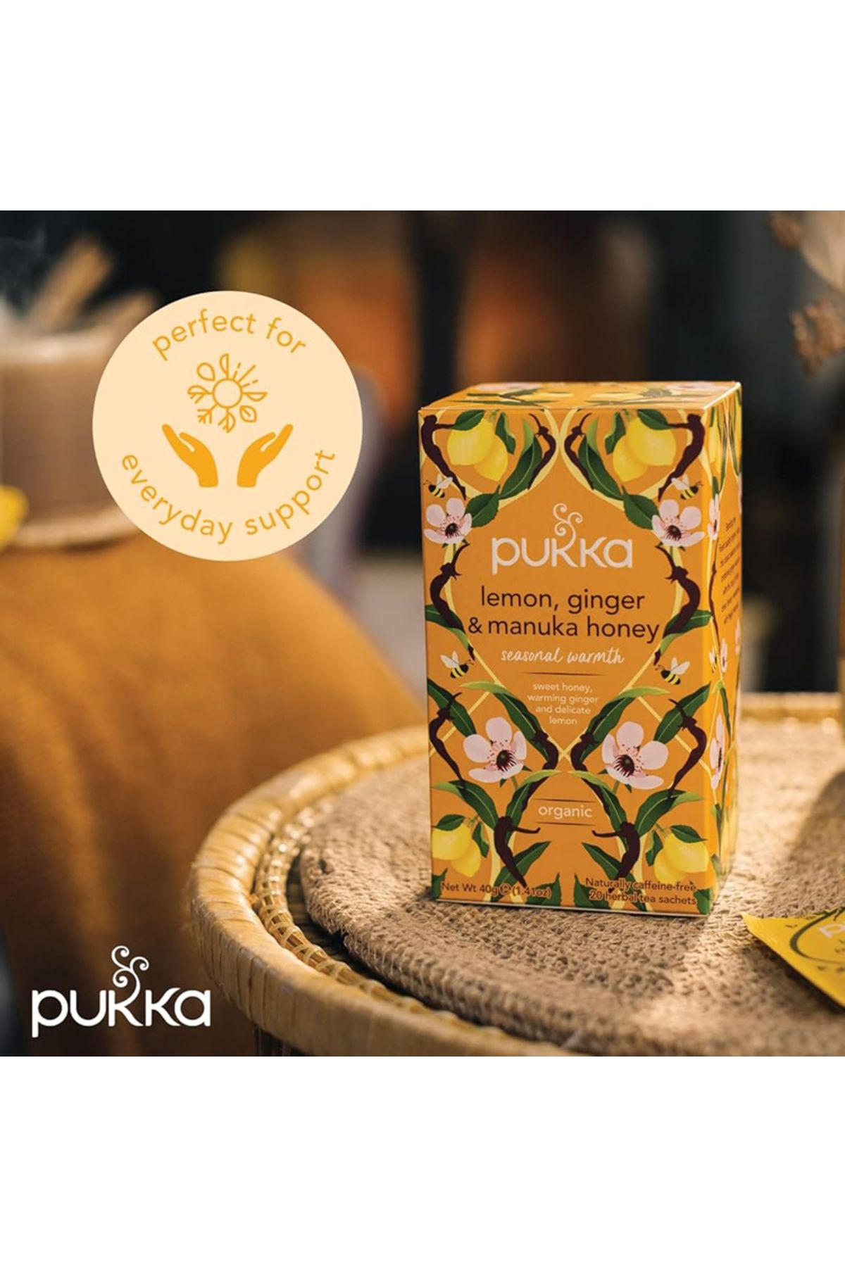 Pukka Manuka Honey, Ginger and Lemon Tea