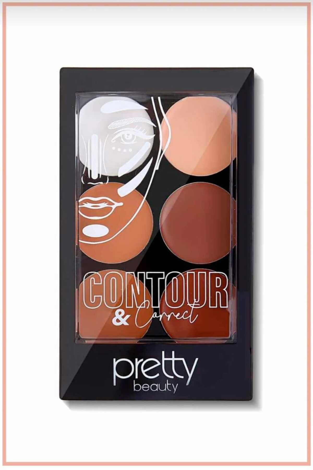 SEVRU Pro Contour&Corrector Highlight - Professional Makeup Aydınlatıcı & Kontür Paleti