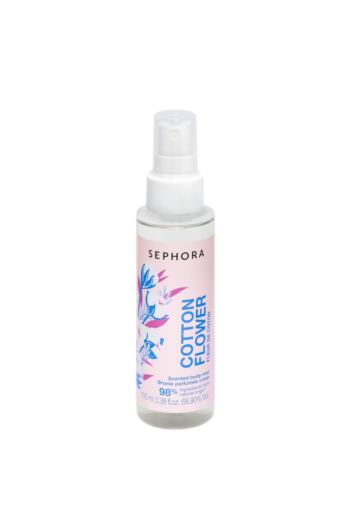 SEPHORA بادی میست بادی و موی مه پاش COTON FLOWER 100ml Aslbeauty