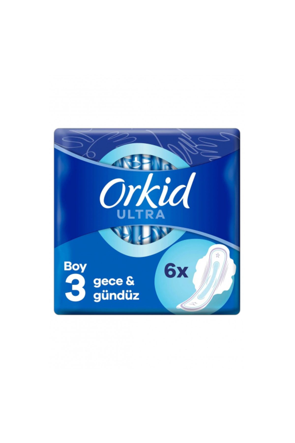 Orkid Hijyenik Ped Ultra 6'lı Gece & Gündüz X 24 'lÜ (144 Ped)