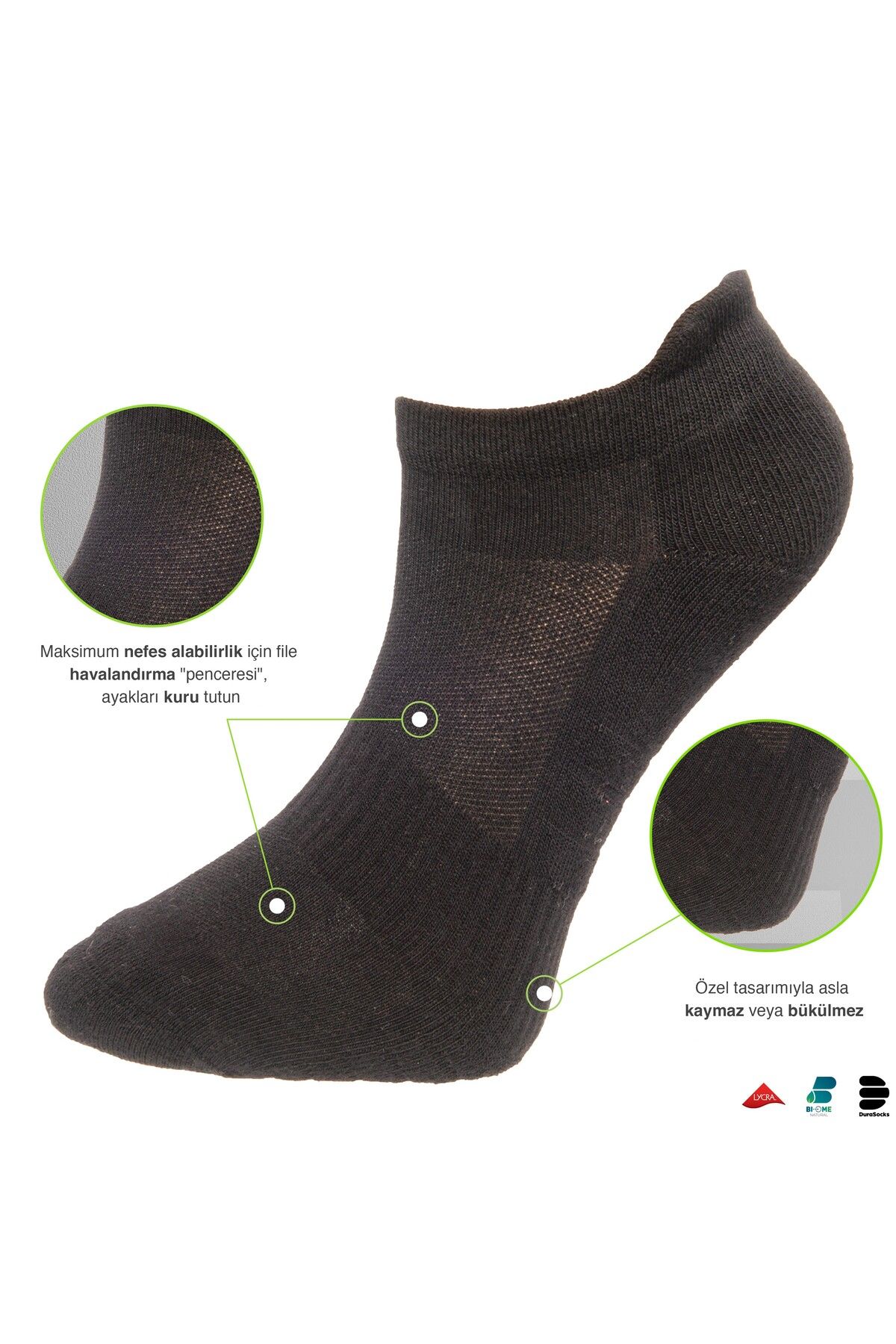 جوراب DRLSOCKS Terry Booties (زنانه و مردانه، دوبل بدون درز، انعطاف پذیر آنتی باکتریال ممتاز)