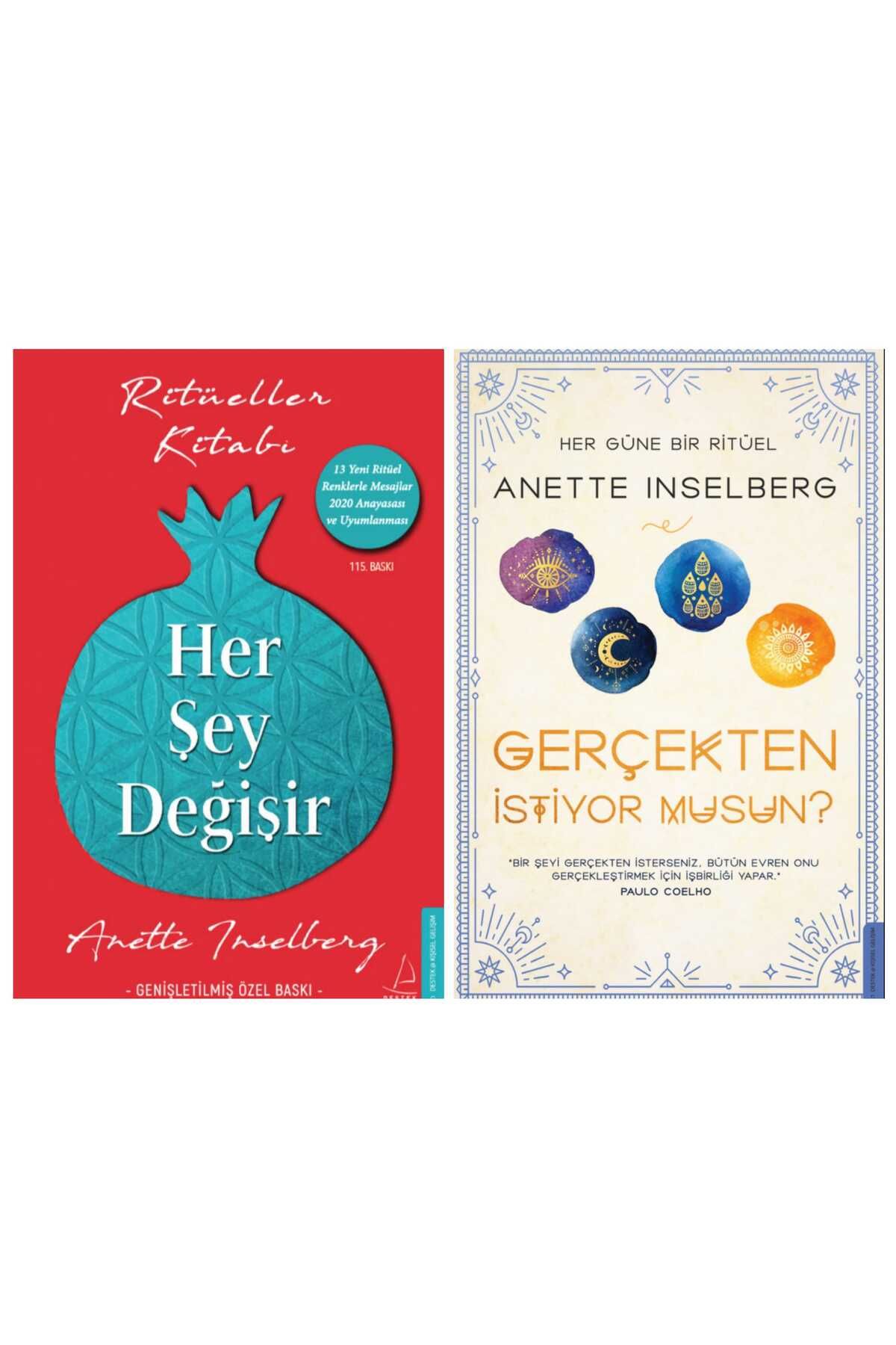 Destek Yayınları Her Şey Değişir/Gerçekten İstiyor Musun?/Anette İnselberg/2 Kitap Set