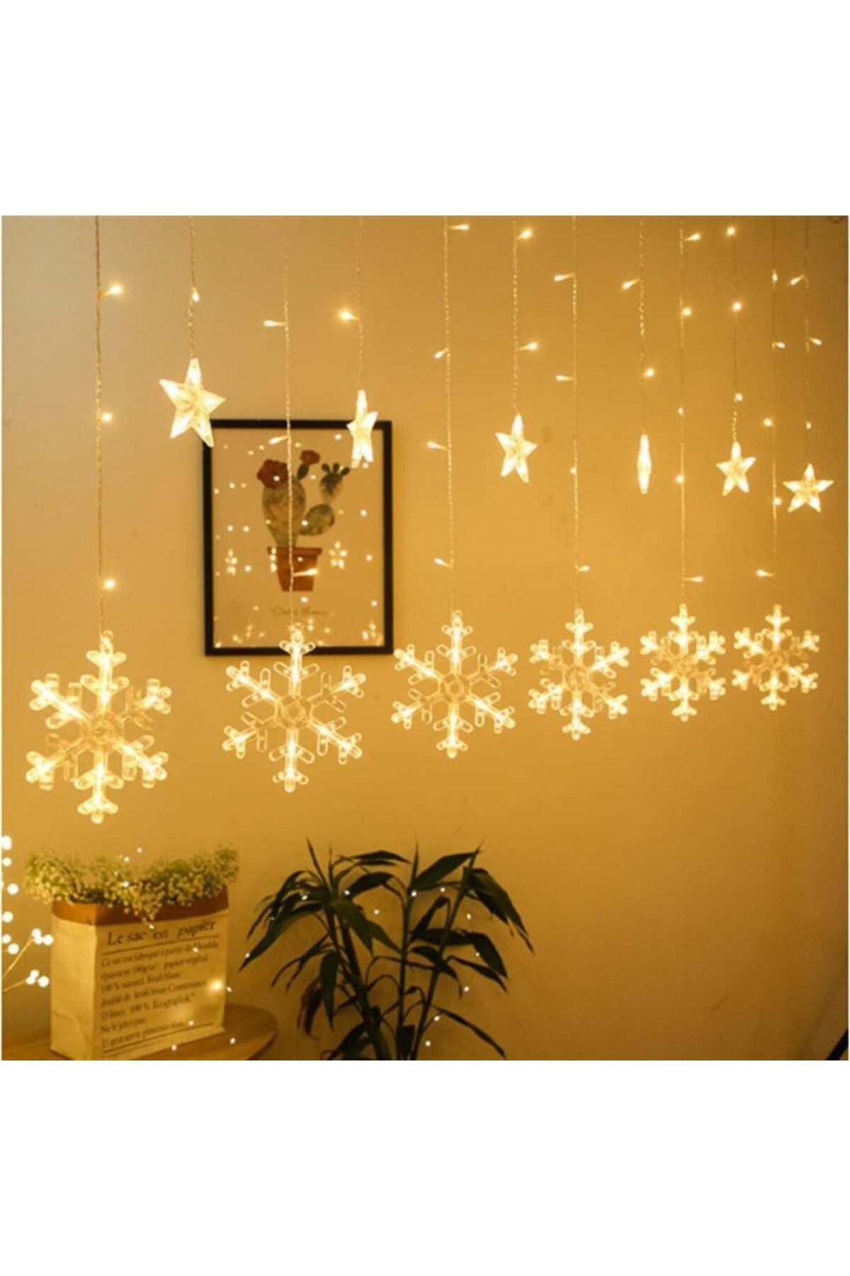 STOREMAX htpshopmx Perde Led Kar Tanesi Dekorlu str http 1092444