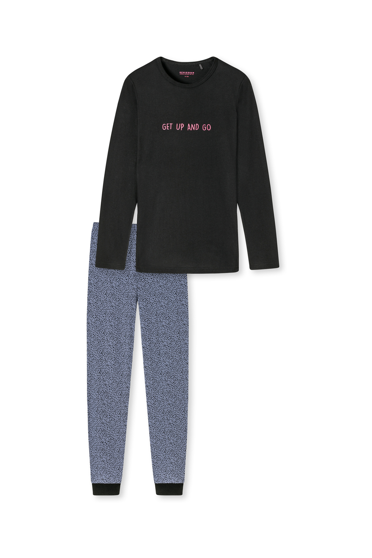 Schiesser Damen Pyjama-Shorts – Gestreift, Weiche Baumwolle, Mit Satin-Bund (Farbmix Fuchsia, Blau, Rosé)
