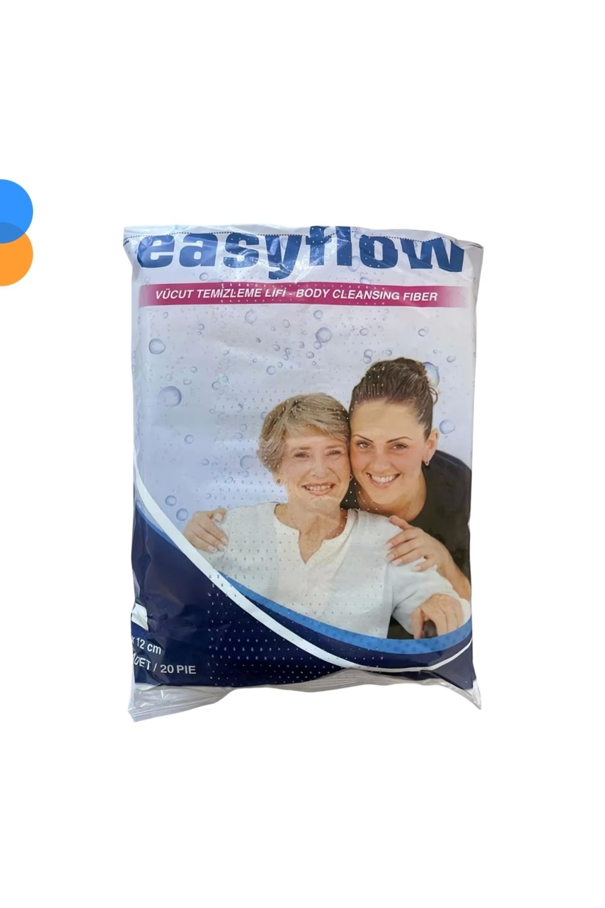 Easyflow Vücut Yıkama Temizleme Lifi 20'li Paket (Tek Kullanımlık)