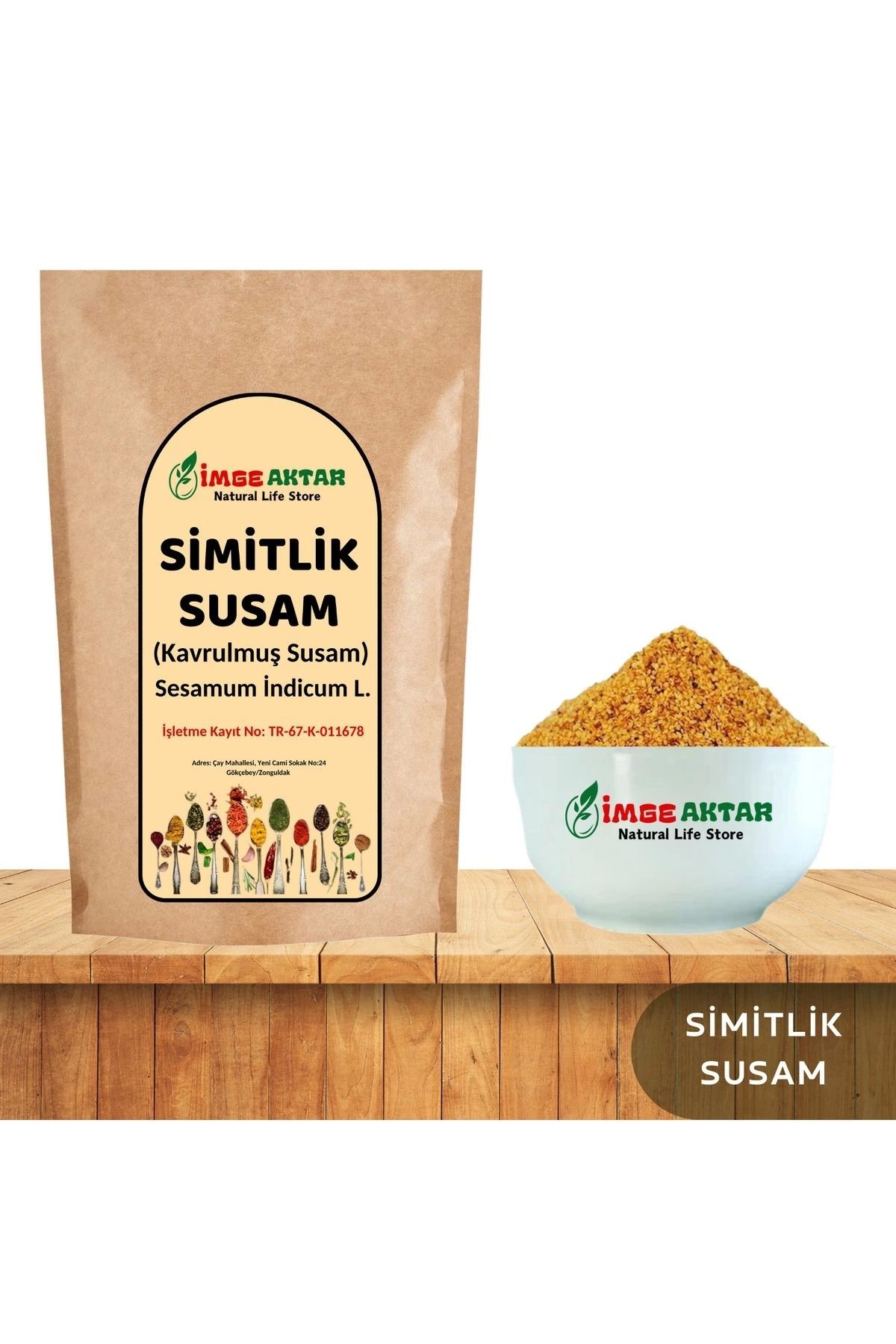 İmge Aktar Simitlik Susam-Kavrulmuş Susam 100g