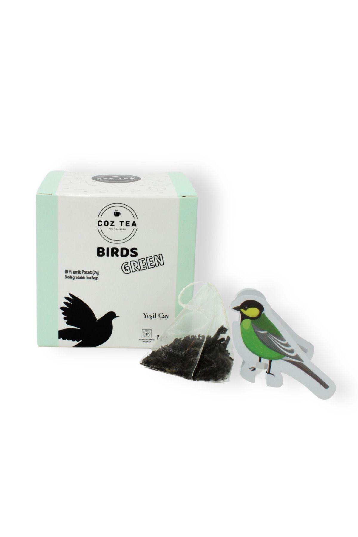 COZ TEA Birds Green Premium Poşet Yeşil Çay