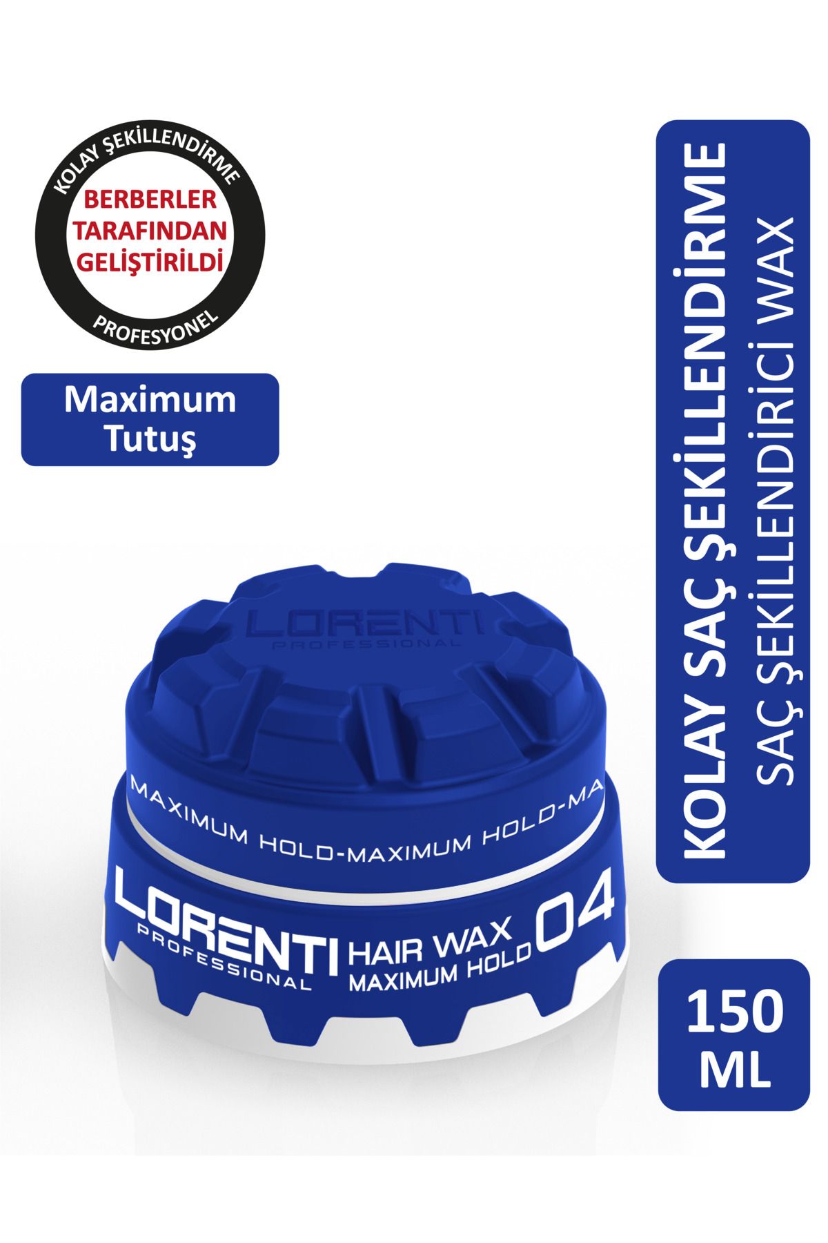 LORENTİ Wax 04 Maksimum Tutuş Saç Şekillendirici Wax 150 ml