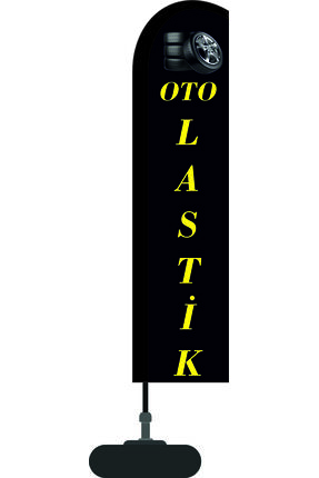 ARSLAN BAYRAK REKLAM PROMOSYON 75X300 CM YELKEN BAYRAK/OLTA BAYRAK SETİ OTO L...