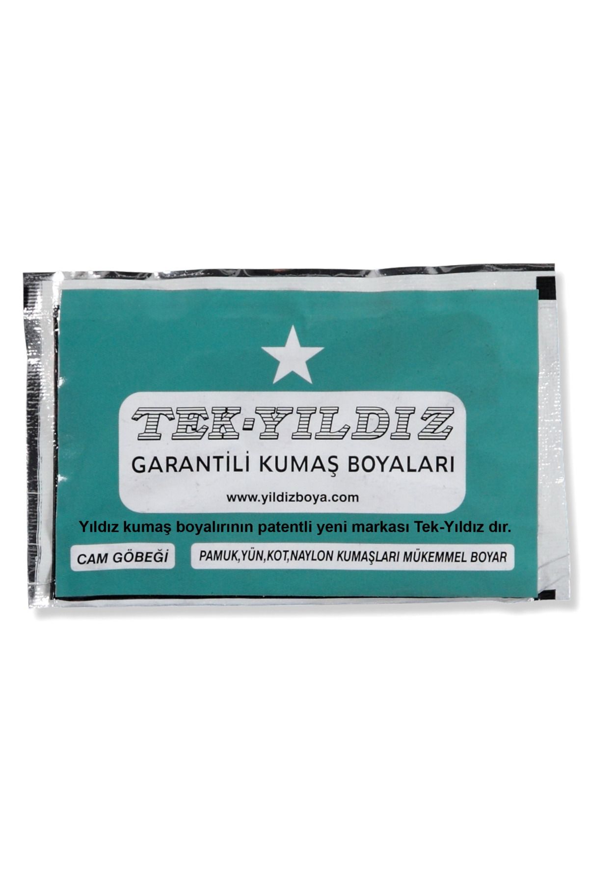 TekYıldız 35 - Kumaş Boyası Cam Göbeği 11 Gr