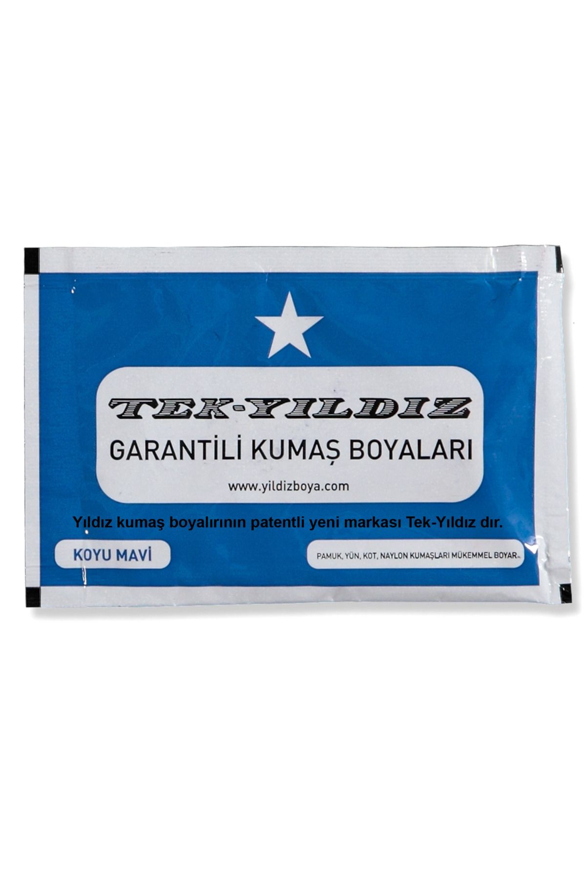 TekYıldız 25 - Kumaş Boyası Mavi Koyu 11 Gr