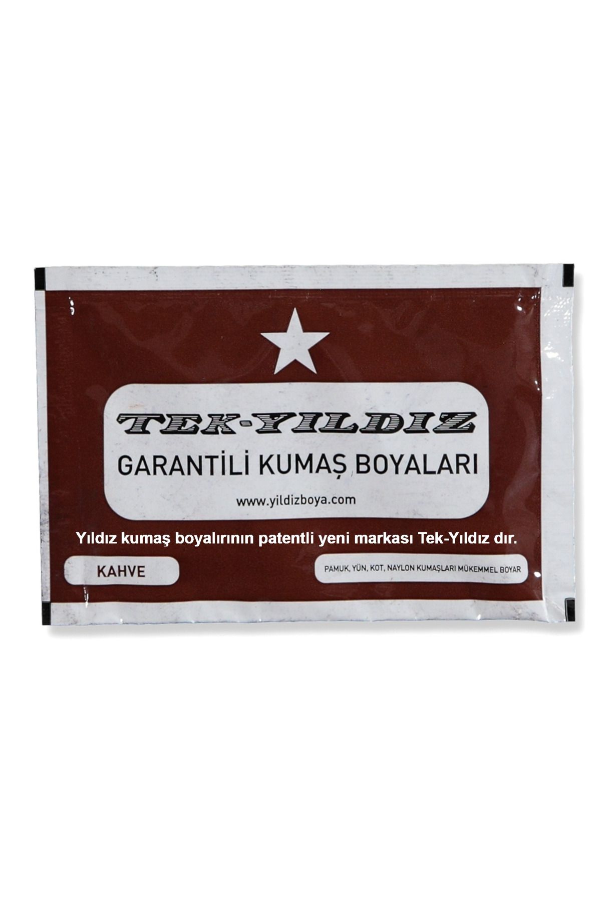 TekYıldız 19 - Kumaş Boyası Kahve 11 Gr