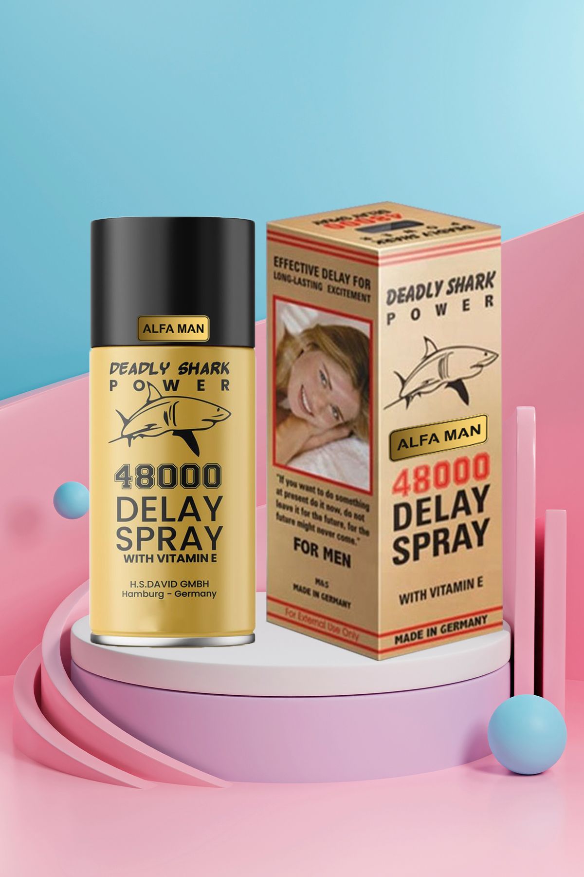 ALFA MAN Uzun Deneyim İçin 48 Series Sprey 45 Ml