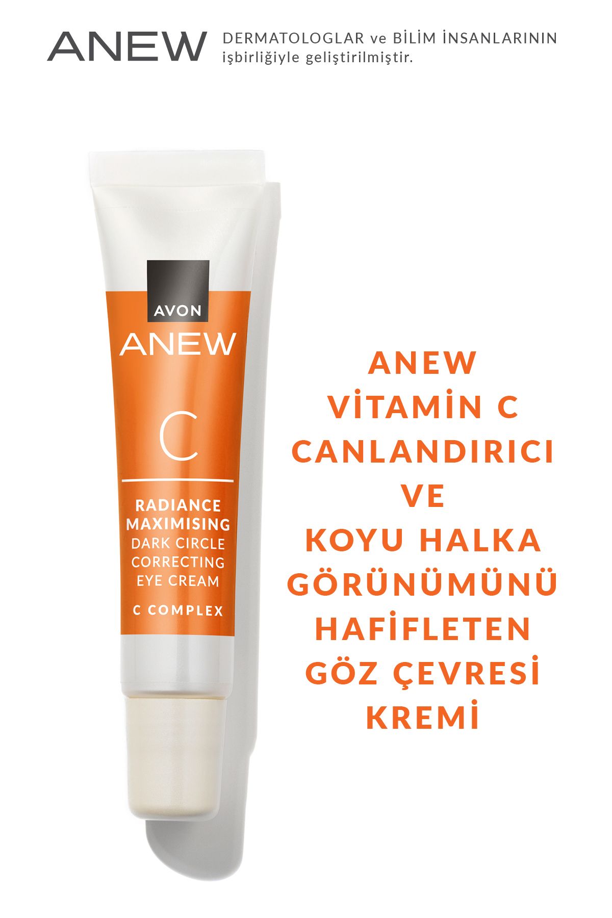 AVON Anew Canlandırıcı ve Koyu Halka Görünümünü Hafifleten Göz Çevresi Kremi 15ml