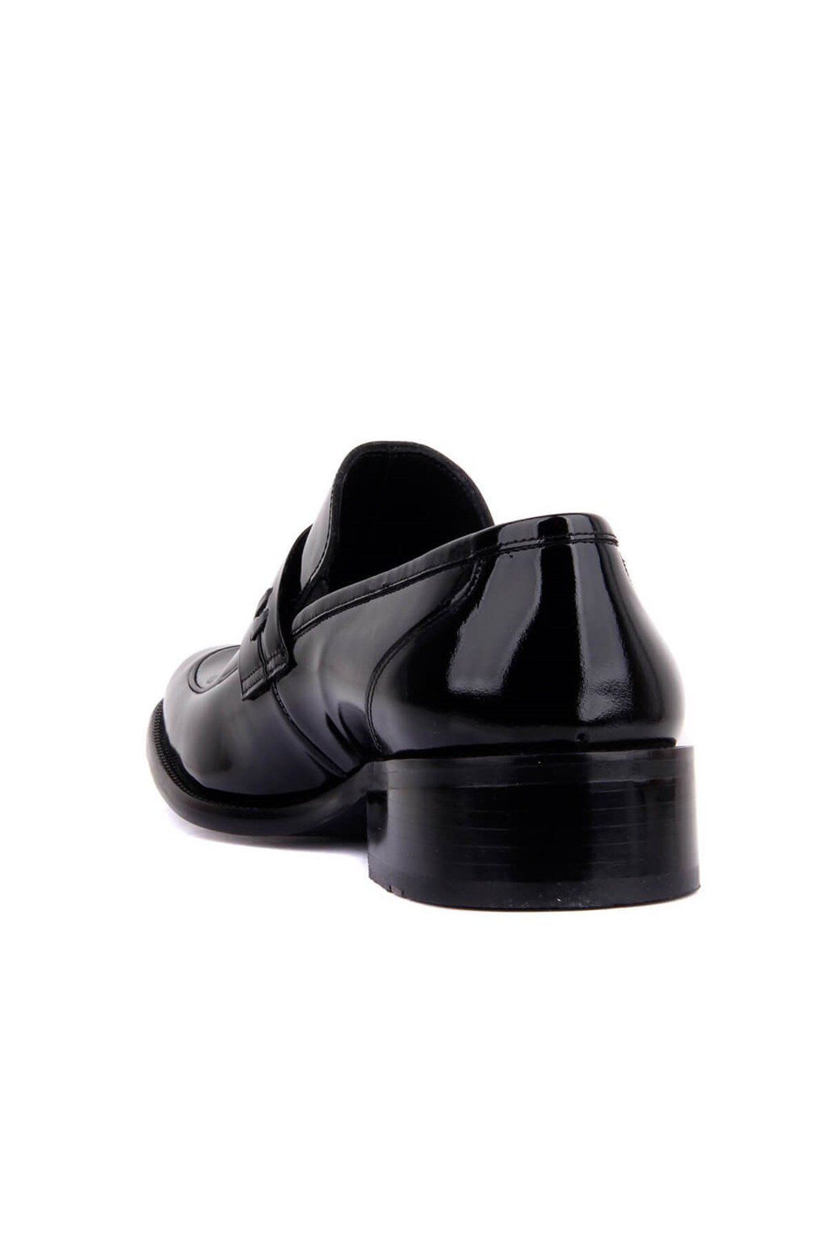 Fosco-Laceless Black Patent Leather Men's Classic Shoes 1390 430 114 4