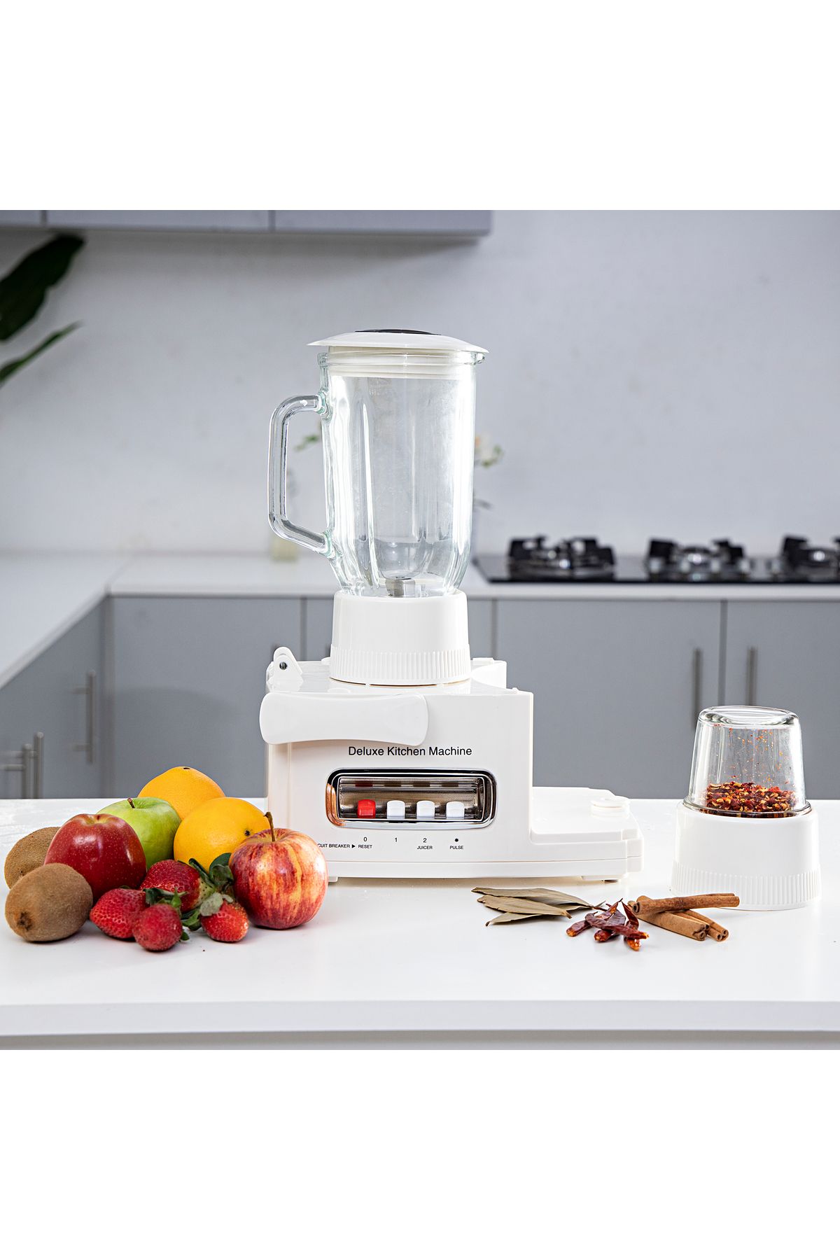 Geepas-10-in-1 Food Processor & Juicer 400W -  1.5L Jar, 2-Speed Pulse Function for Ice Crusher 3