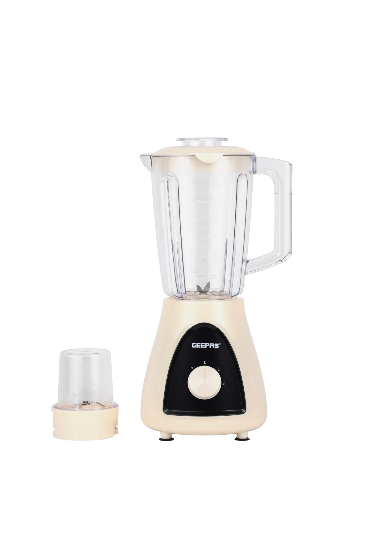 Geepas-2 in 1 Blender - 2 Speed Control with Pulse | Ice Crusher, Chopper, Coffee Grinder 1