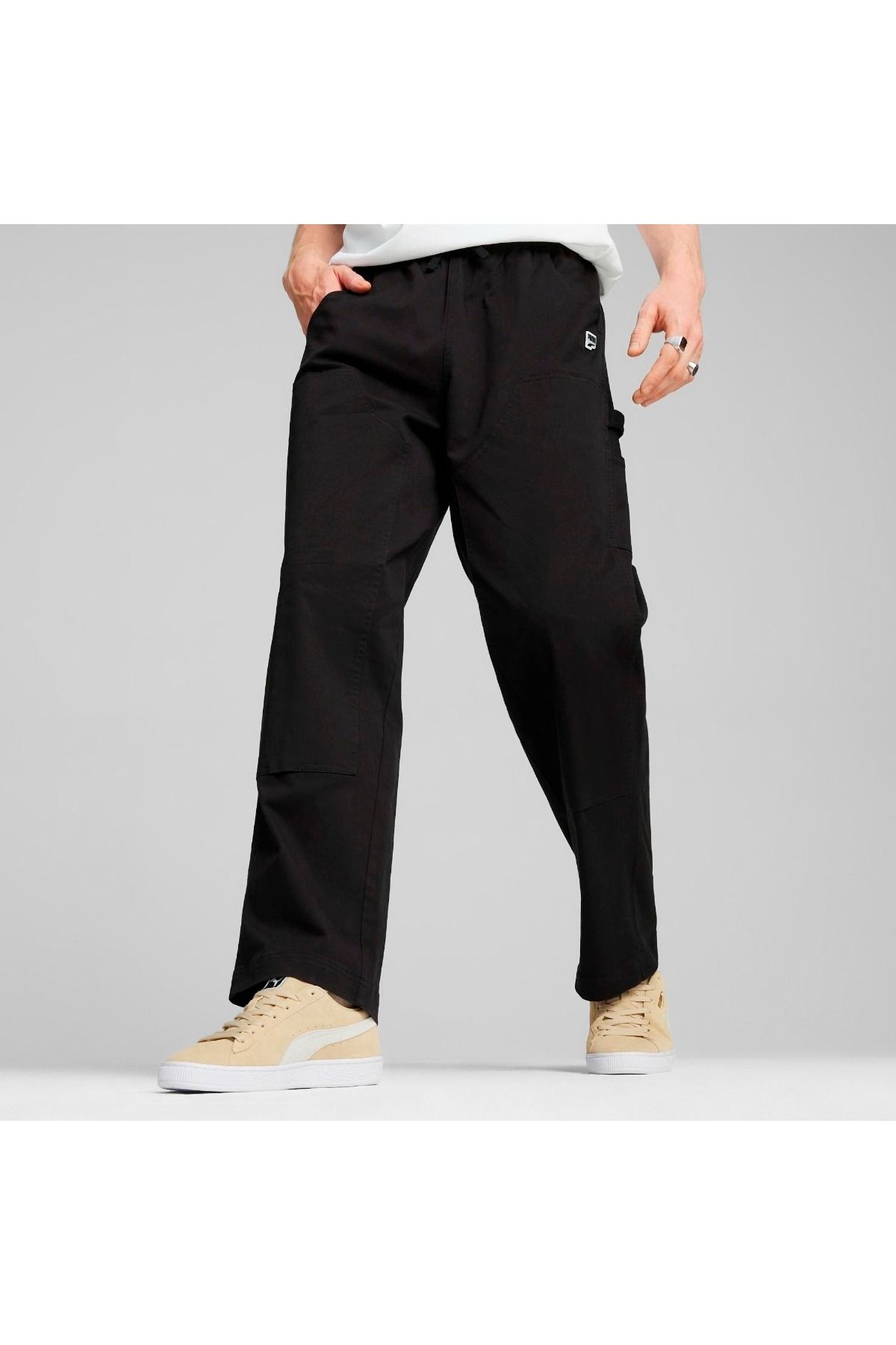 Puma Downtown Doble Knee Erkek Siyah Pantolon