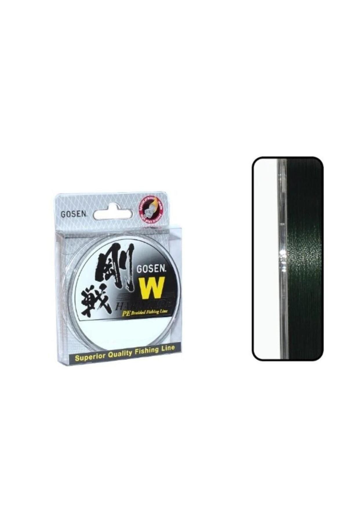 GOSEN W4 Hard Type PE 4 Örgü Spin İp Misina 150mt Açık Yeşil PE1.5-0.216MM