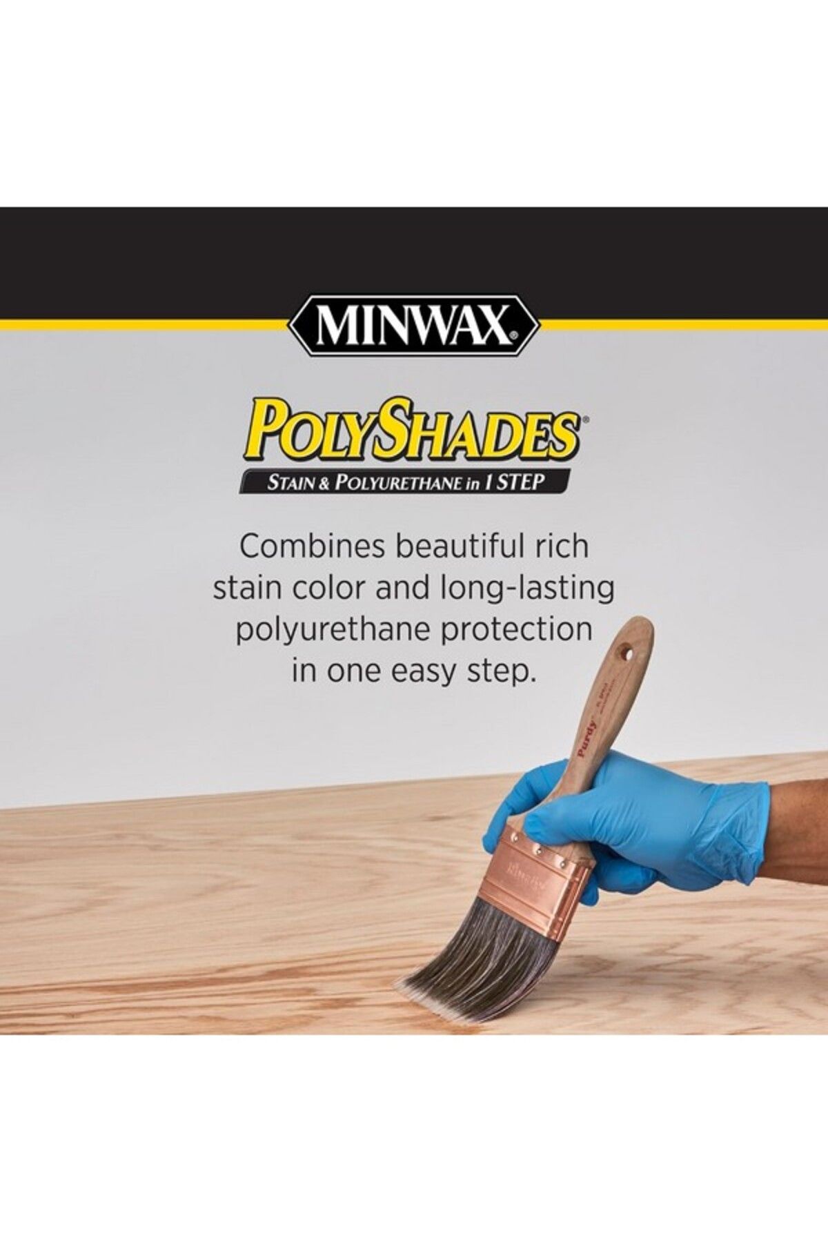 Minwax-Polyshades Wood Stain and Polyurethane Finish 0.5pt 4