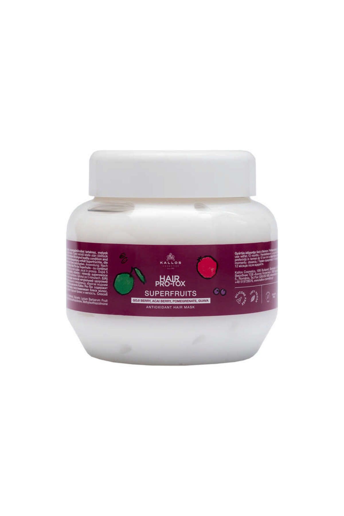 ماسک مو مردانه و زنانه KALLOS HAIR SUPERFRUITS MASK مراقبت از 275 میل 593135 Kallos Cosmetics