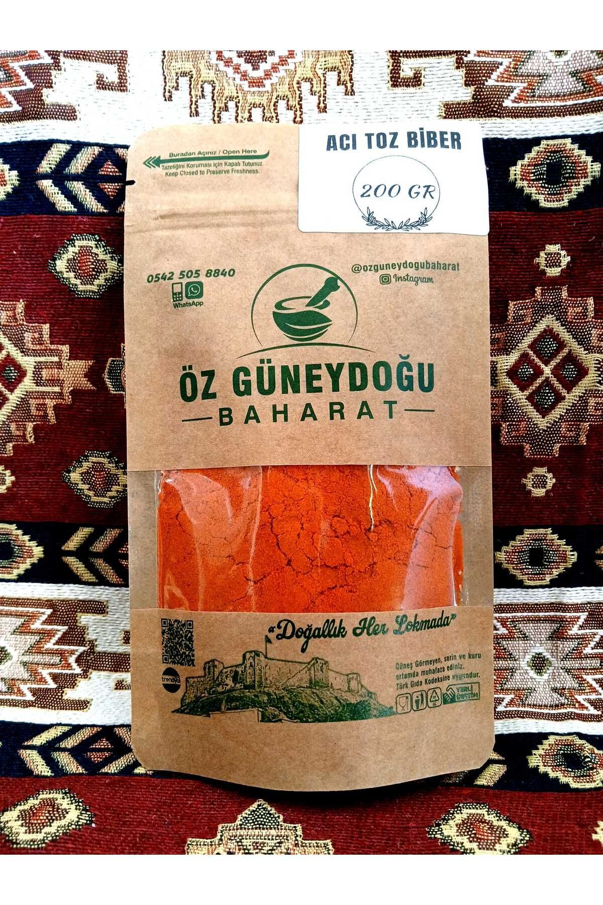 ÖZ GÜNEYDOĞU BAHARAT Acı Toz Biber 200 gr.