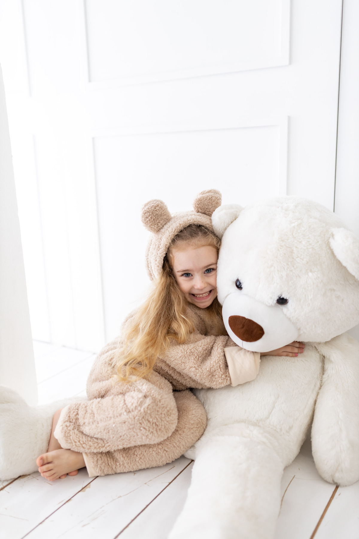 Kuarks Welsoft Pelüş Astarlı Kışlık Çocuk Uyku Tulumu Bebek Tulumu Kendinden Eldivenli Bebek Tulumu fotoğrafı 3 (önizleme)