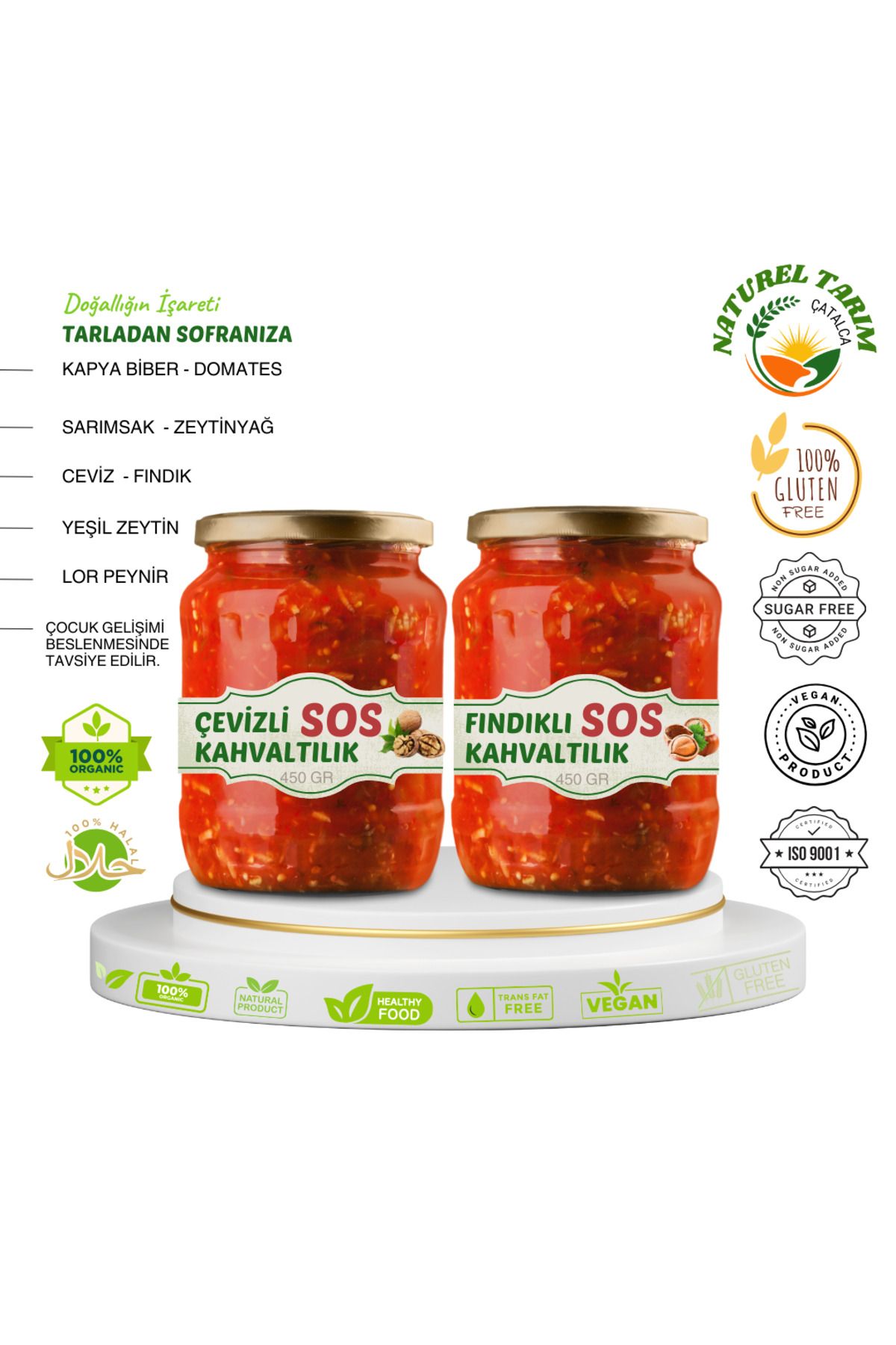 NATUREL ÇEVİZLİ - FINDIKLI SOS 2 Lİ PAKET