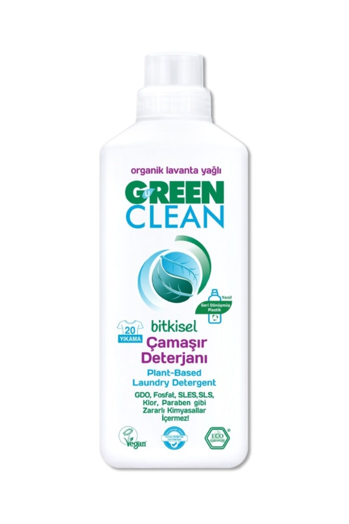 Green Clean Bitkisel Çamaşır Deterjanı 1000ml