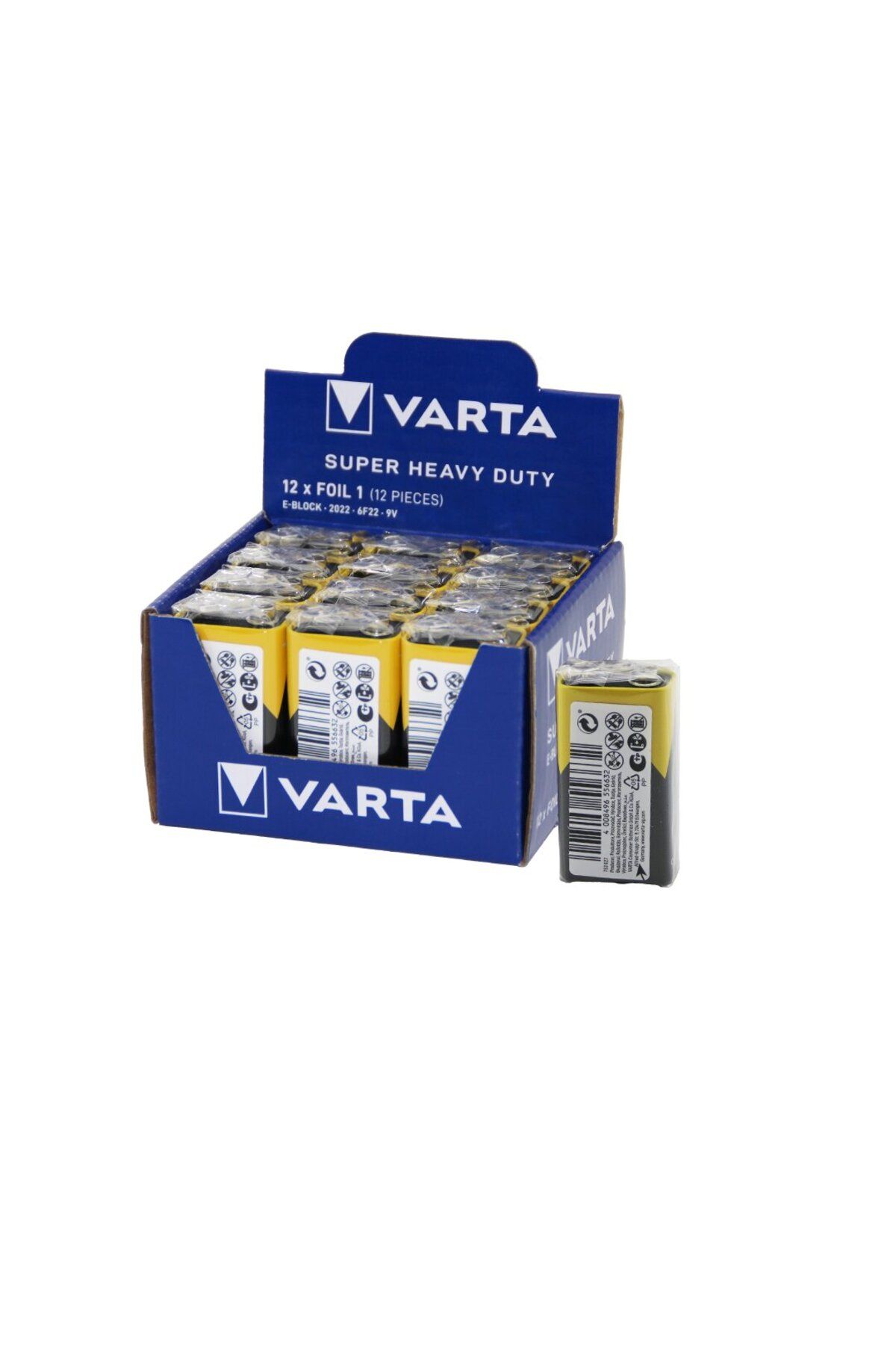 OK AKSESUAR VRTA 9 VOLT PİL E 12PCS GO5060Gok100437