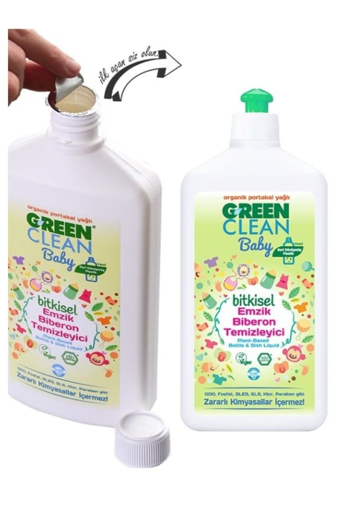 Green Clean Baby Bitkisel Emzik Biberon Temizleyici 500ml