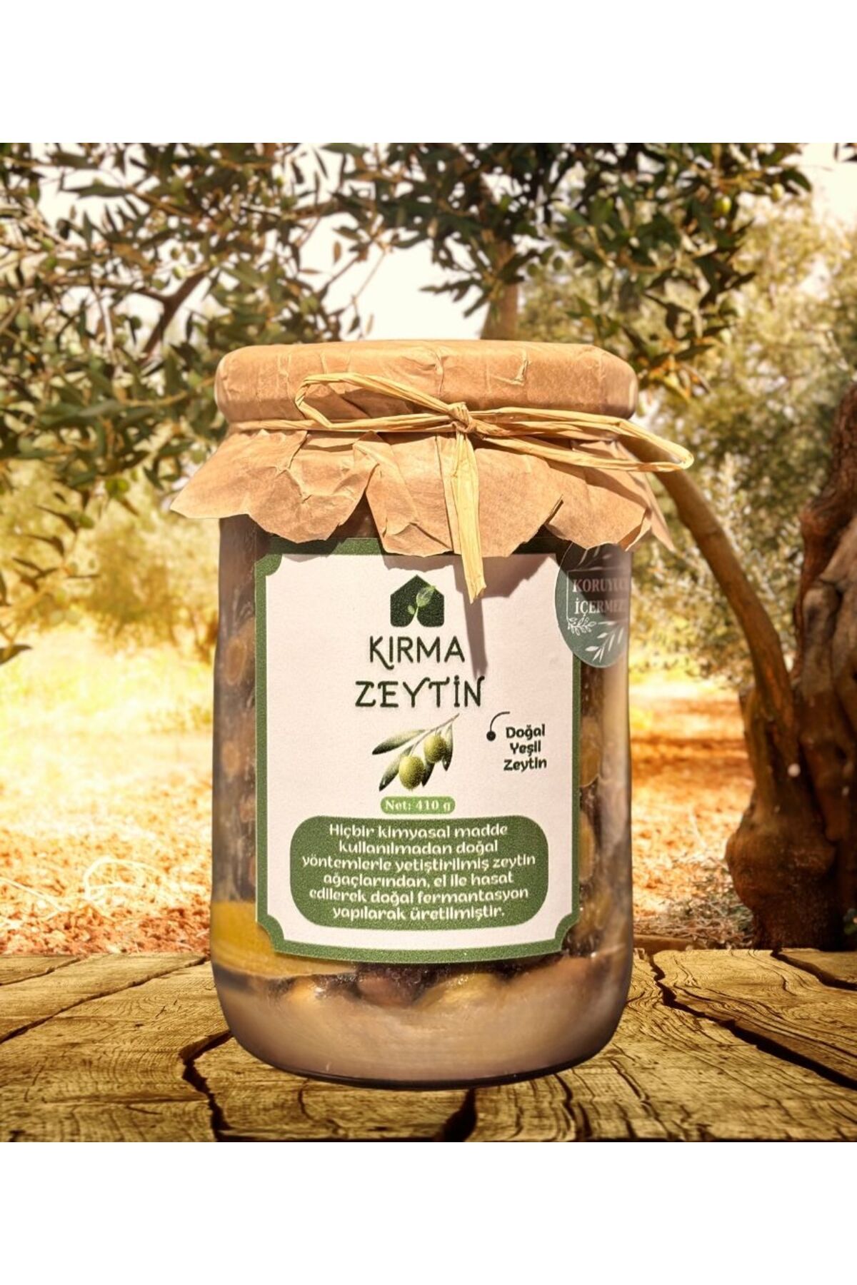 EGET Doğal Kırma Zeytin 410 G