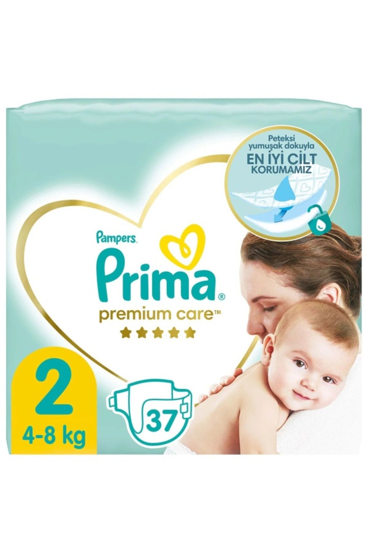 Prima Premium Care Bebek Bezi İkiz Paket 2 Beden 37 Adet