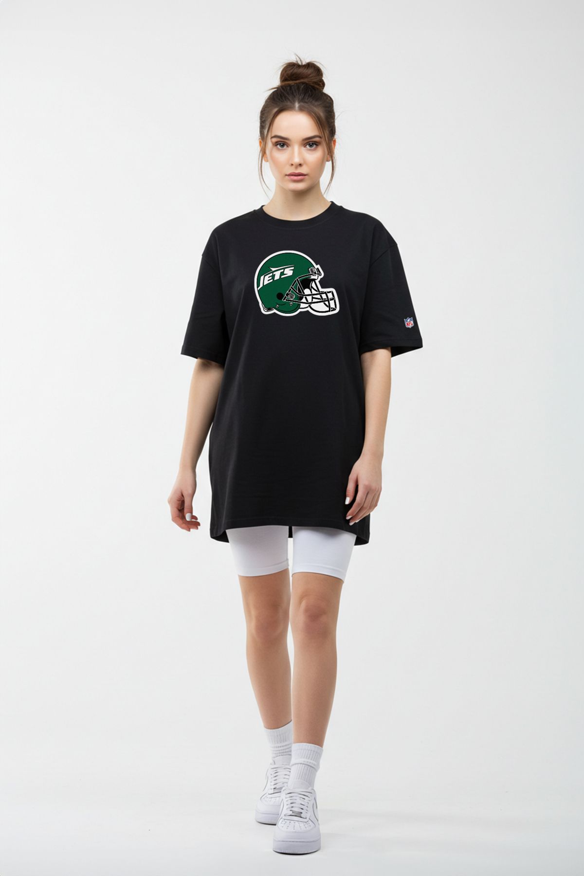 BA Sportswear New York Jets Football Siyah Oversize T-shirt NFL