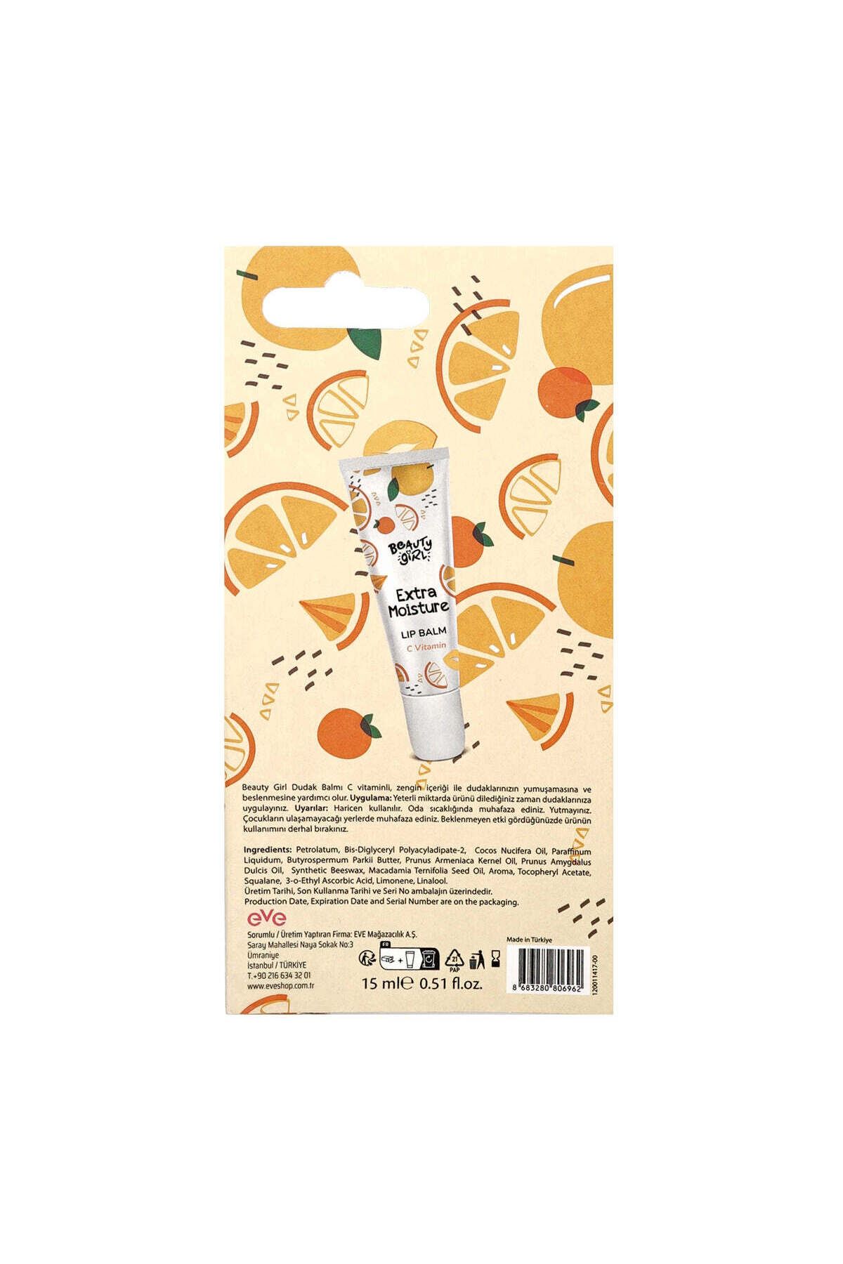 beauty girl-Lip Balm Vitamin C 15 ml 2