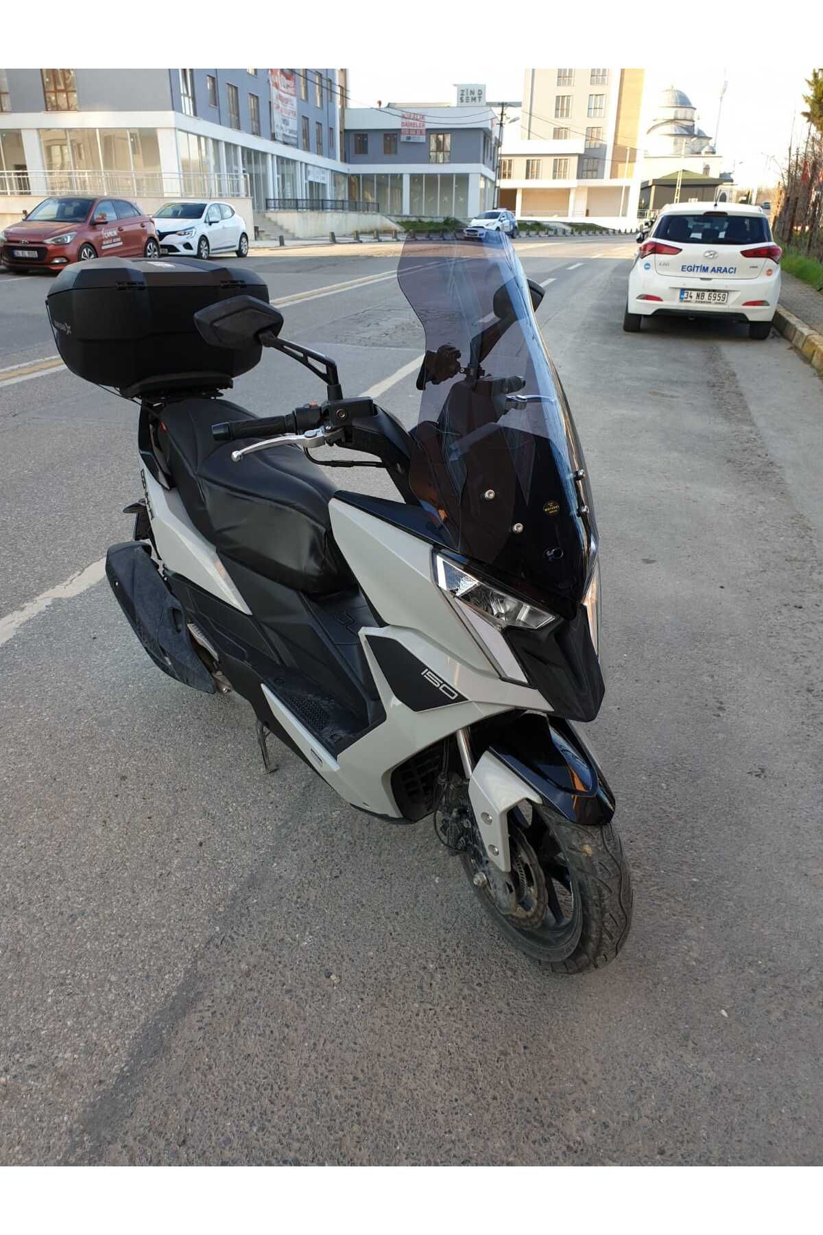 Kymco Dink R 150 Siperlik Ön Cam 2023-2025 Model 68cm Füme Renkli 4mm