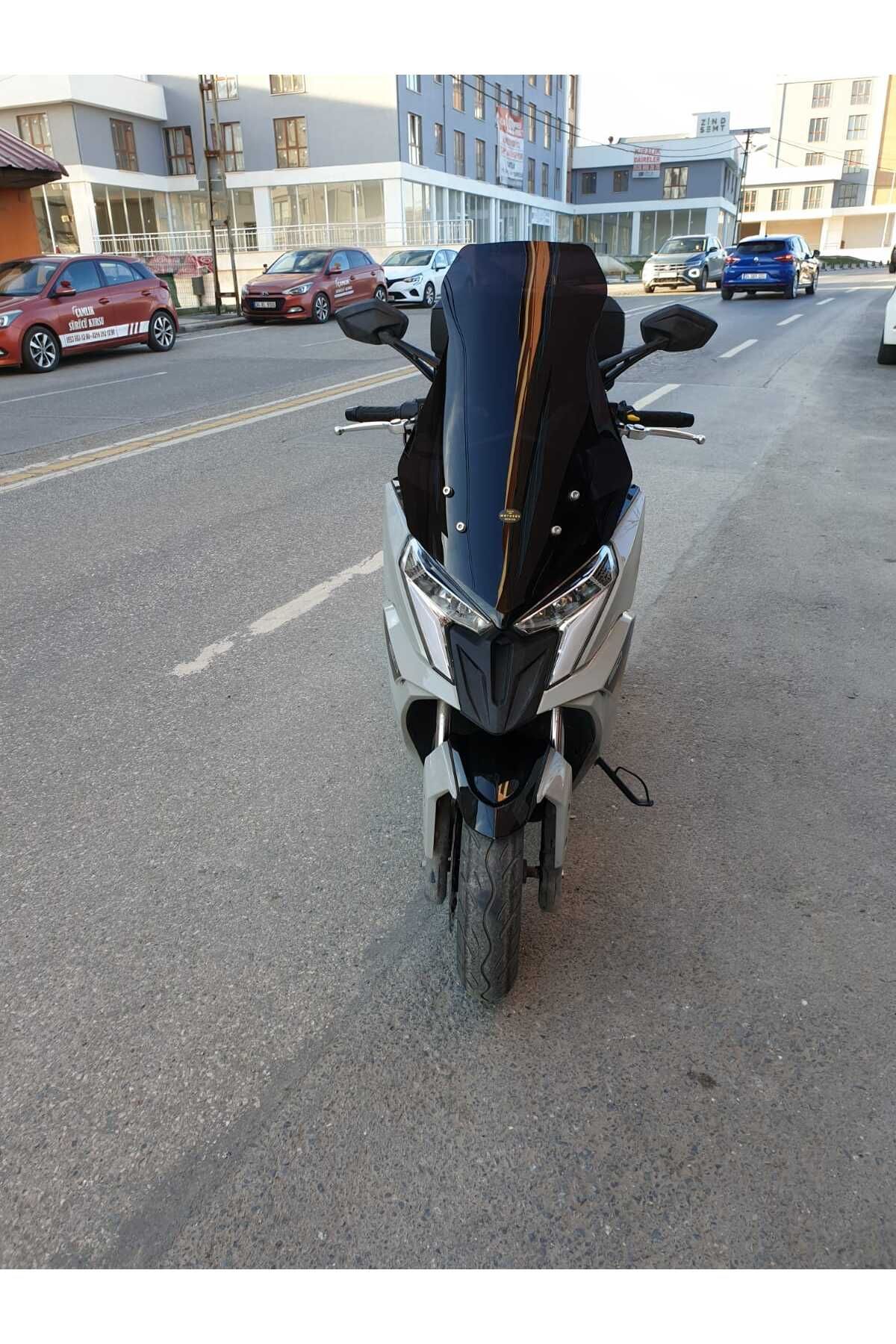 Kymco Dink R 150 Siperlik Ön Cam 2023-2025 Model 68cm Siyah Renkli 4mm