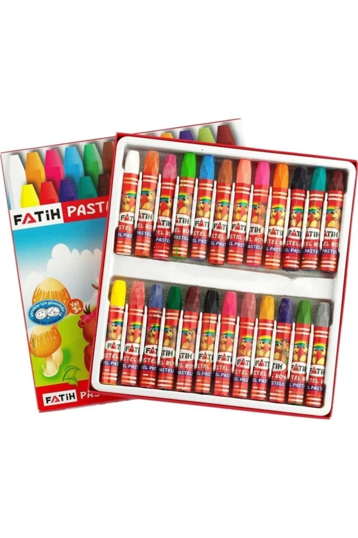 YenisiniAl Fatih Pastel Boya 24 Renk King Size Kutulu