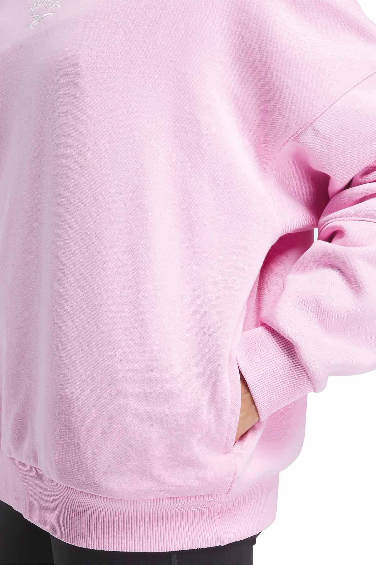 Reebok X BARBIE HOODIE Pembe Kadın Sweatshirt