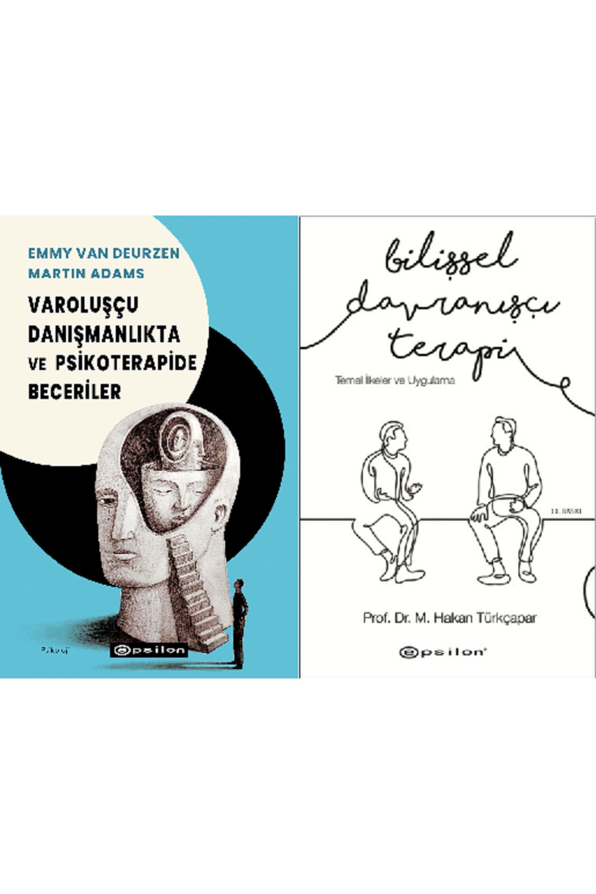 Epsilon Yayınevi Varoluşçu Danışmanlıkta Ve Psikoterapide Beceriler + Bilişsel Davranışçı Terapi 2 Kitap Set