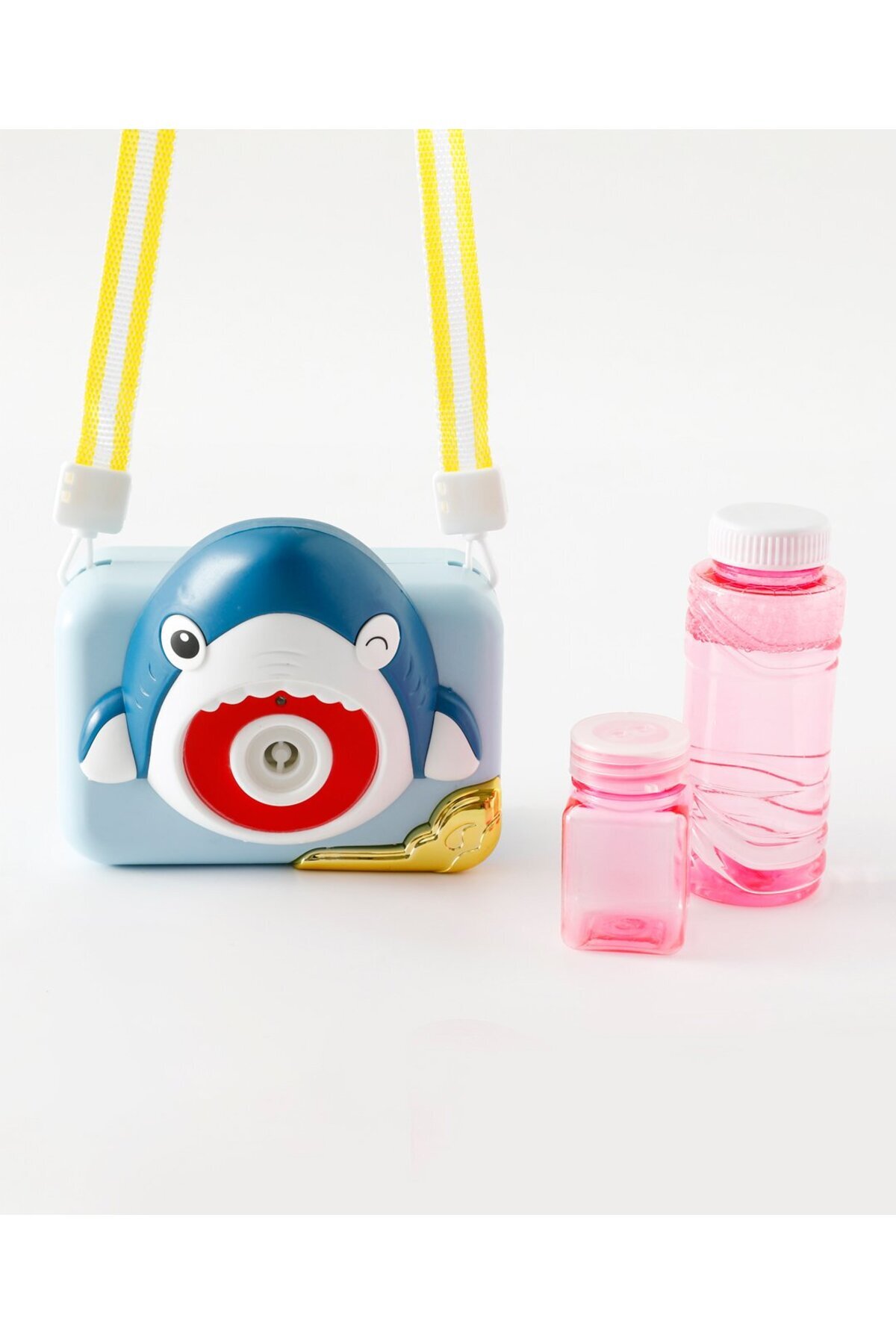 Fab N Funky-Shark Bubble Boxed Machine, Whimsical Design, Playful Atmosphere, Easy to Carry, 3 Months+,Orange 1