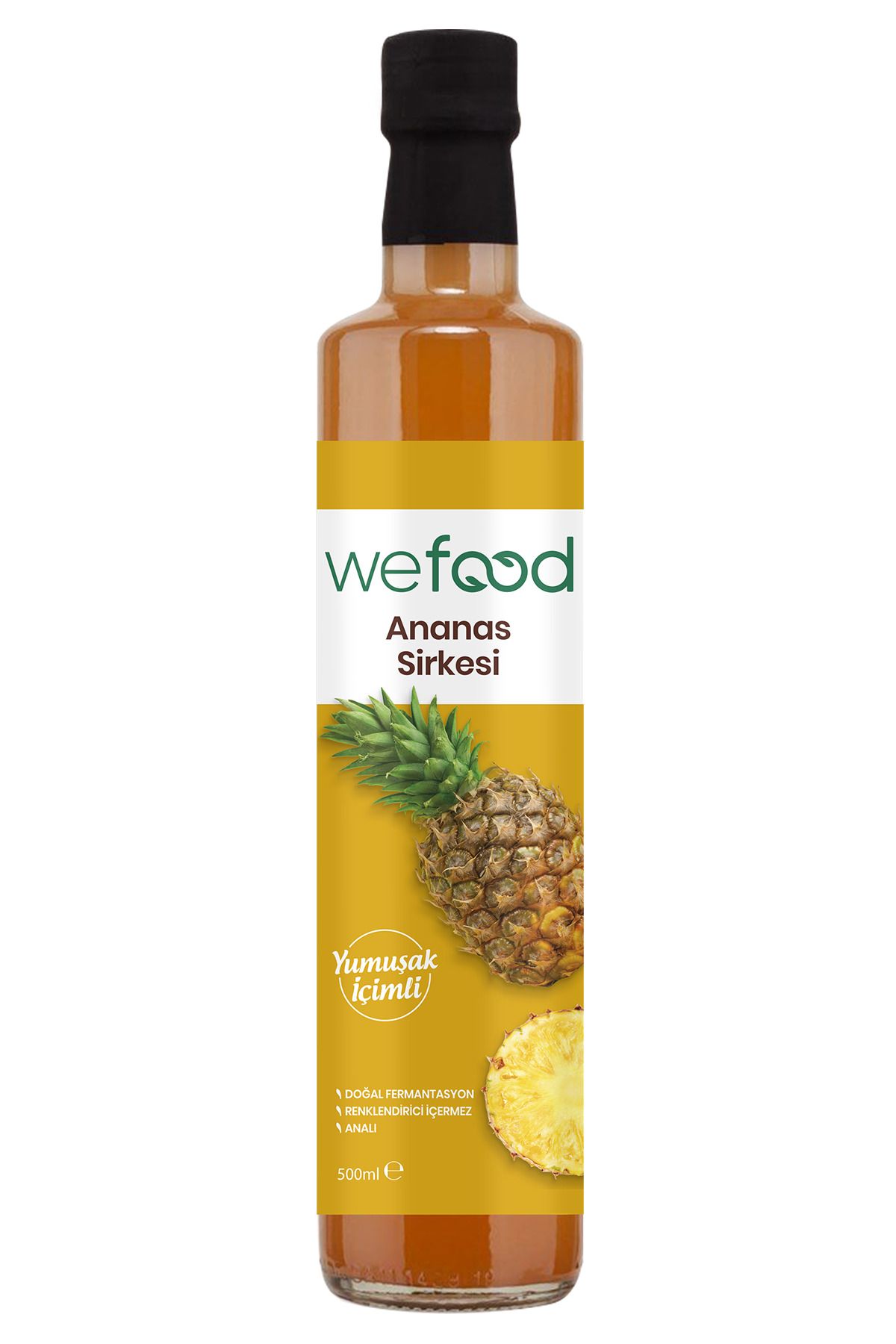 Wefood Ananas Sirkesi 500 ml (Doğal Fermantasyon)