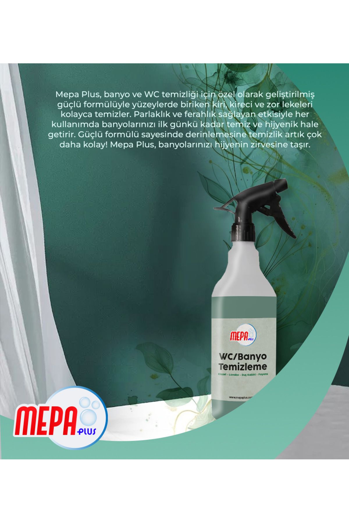 Mepa Plus WC / Banyo Temizleme Spreyi 500ml