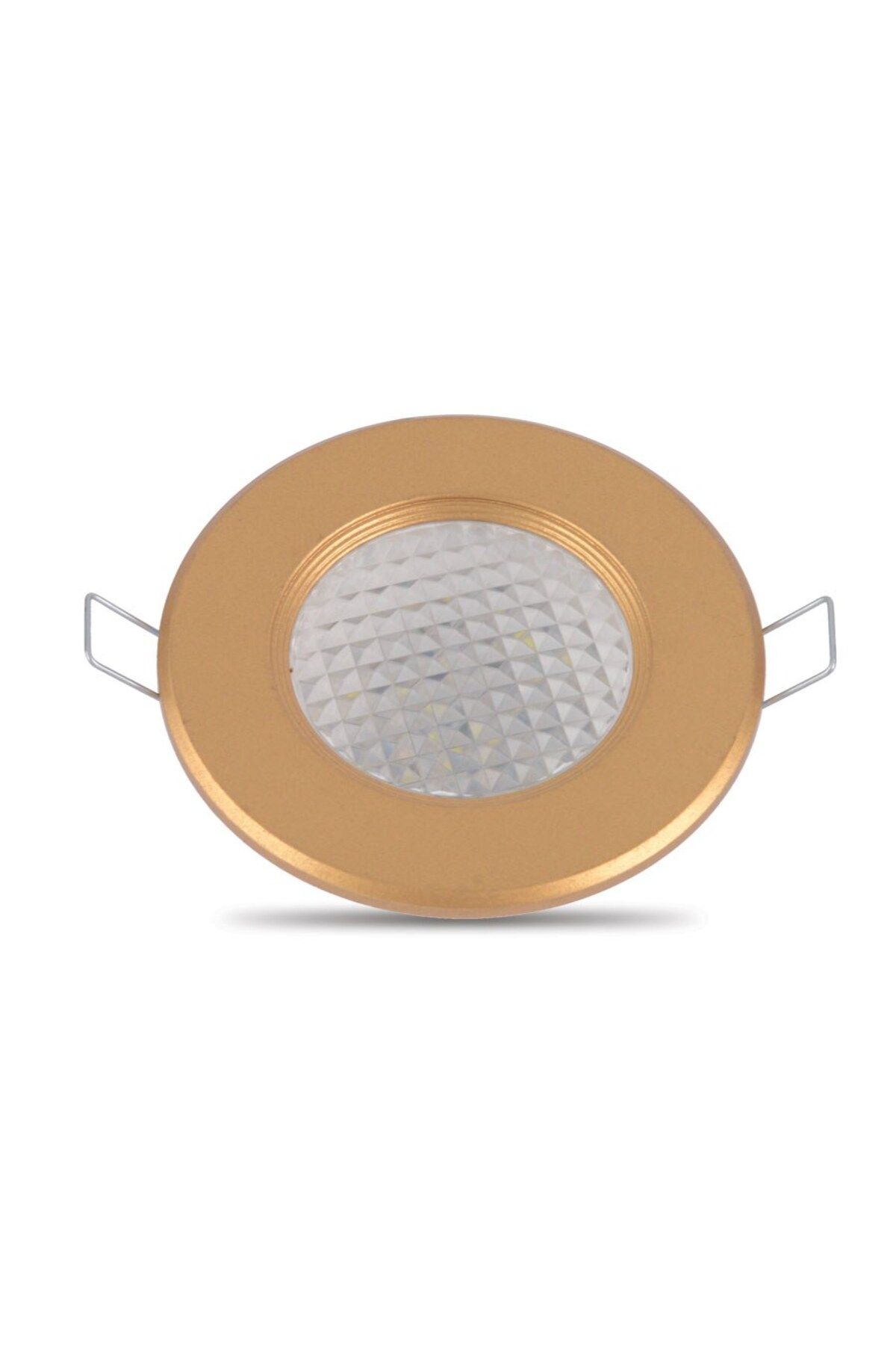 Nisa Luce 5W Led Spot Armatür Gold Kasa EAMP060/G