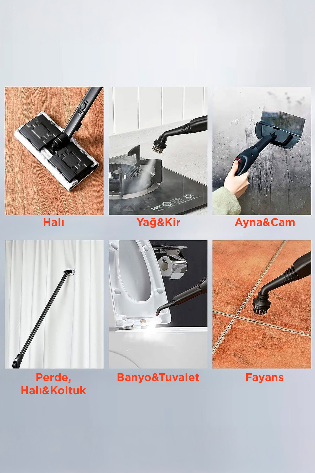 Torima CB-08C Çok Fonksiyonlu Buharlı Temizleyici Buharlı Temizlik