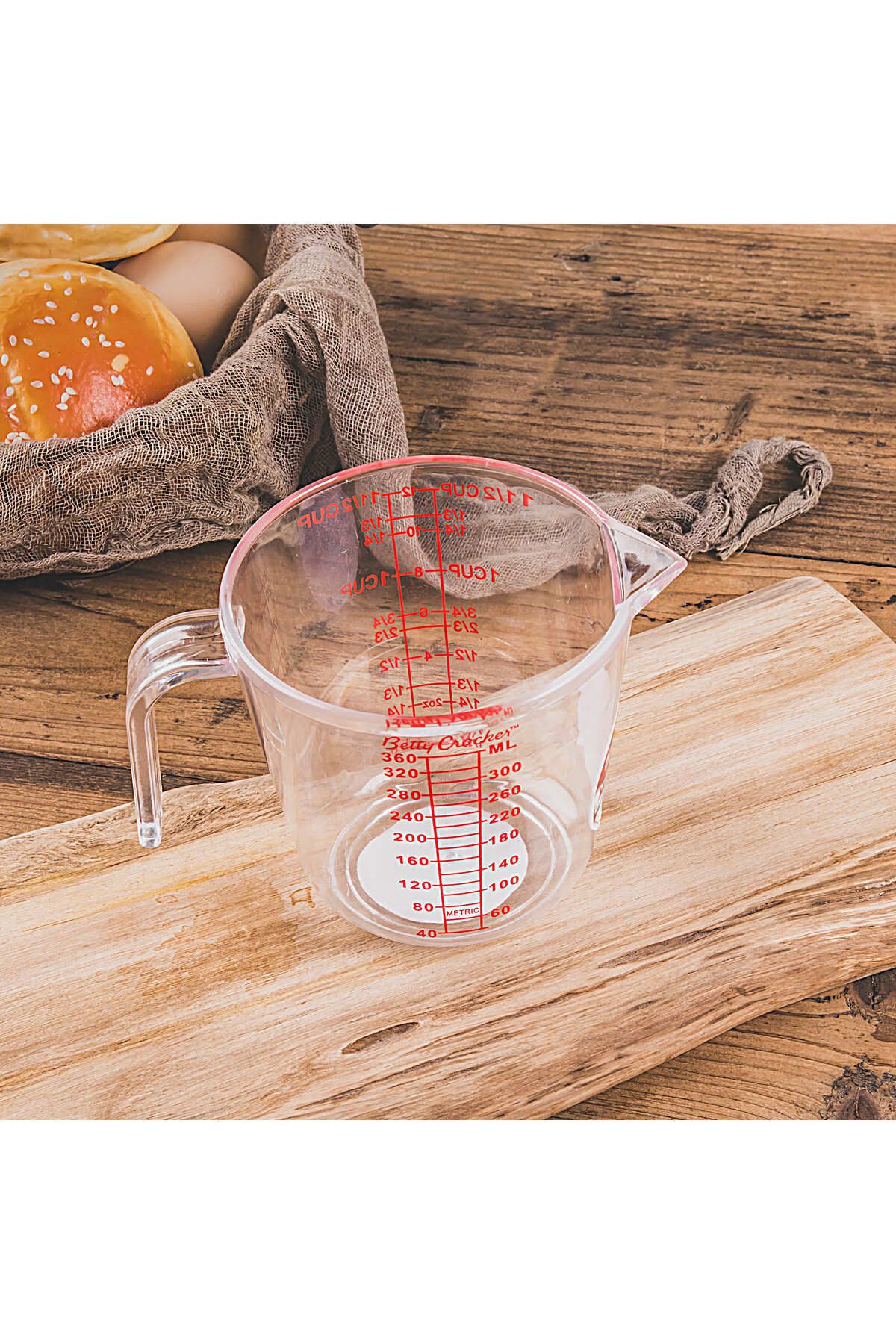 BETTY CROCKER-Measuring Cup 360Ml Transparent 2